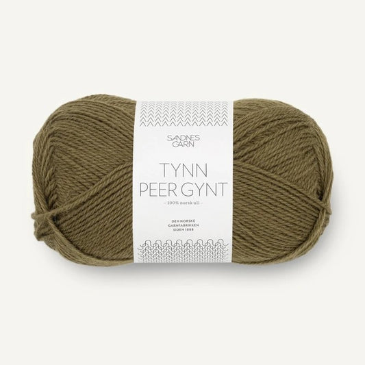 Sandnes Tynn Peer Gynt 9873 Dark olive