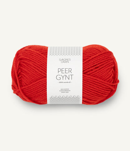 Sandnes Peer Gynt 4018 Scarlet Red Rød