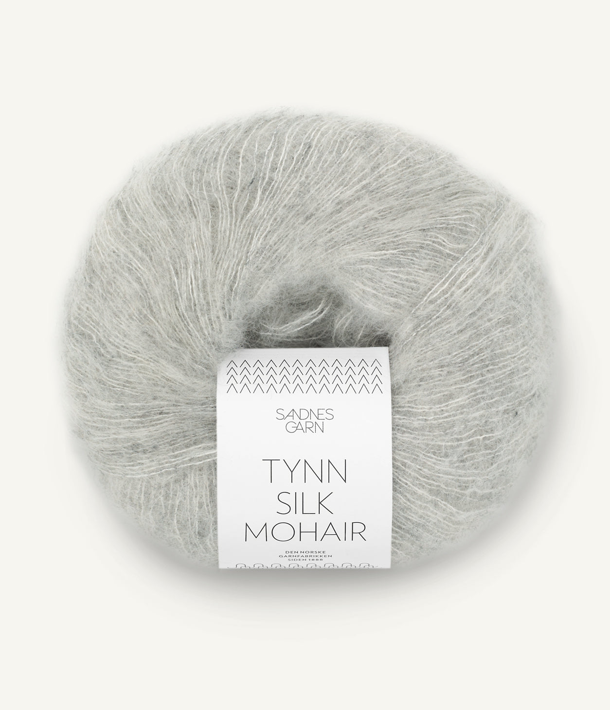 Sandnes Tynn Silk Mohair 1022 Lys Gråmeleret