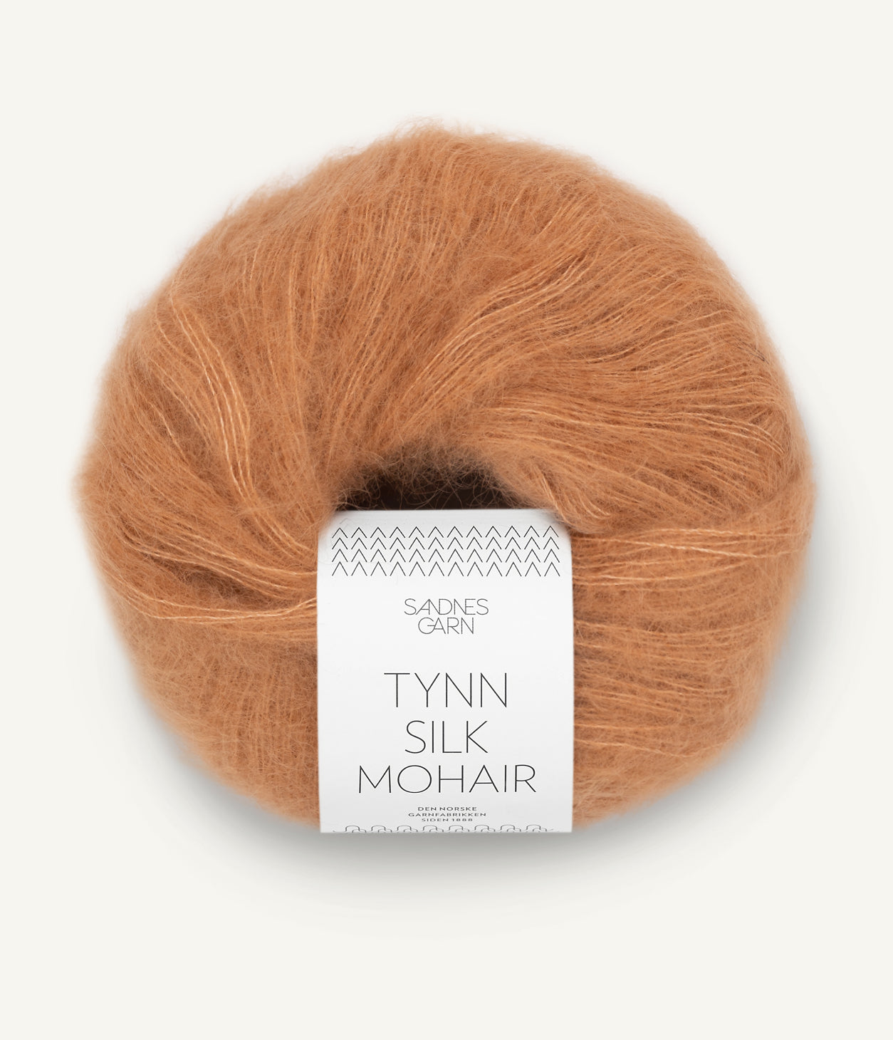 Sandnes Tynn Silk Mohair 2534 Brunt Brun Sukker Fudge