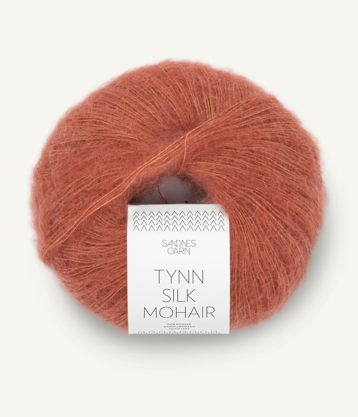 Sandnes Tynn Silk Mohair 3535 Lys kobberbrun