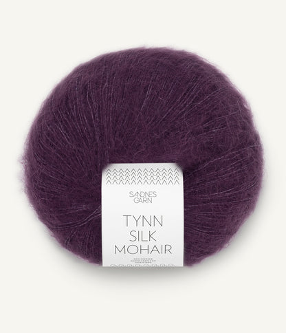 Sandnes Tynn Silk Mohair 4672 Bjørnebærsaft