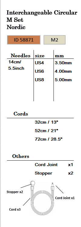 Koshitsu M2 Starter Sæt - 14 cm, 3 str.