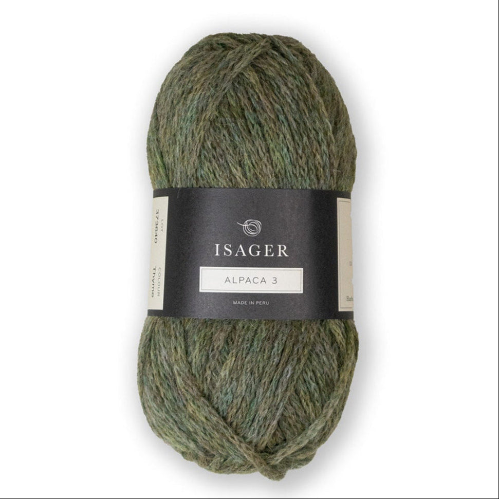 Isager Alpaca 3 thyme