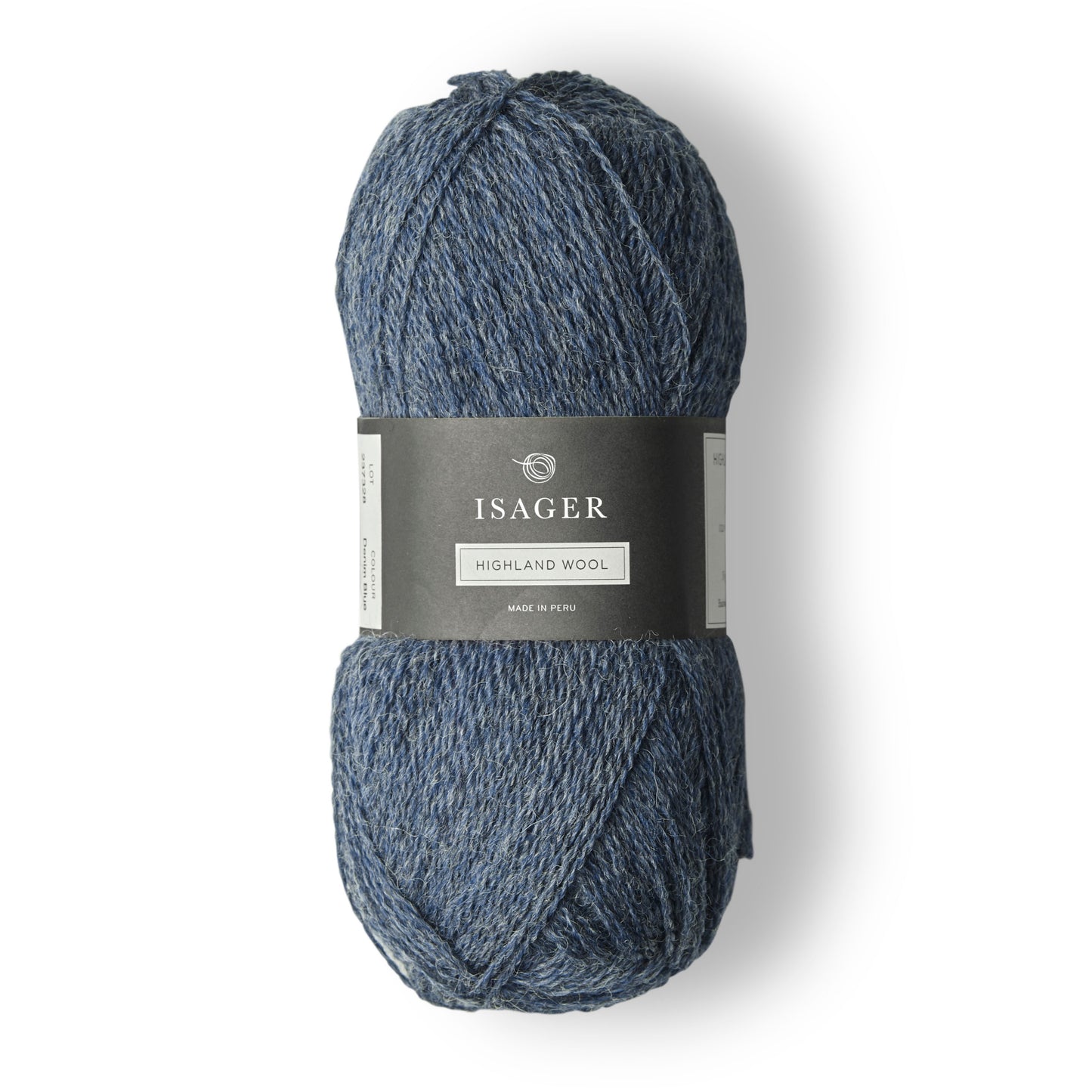 Isager Highland Denim Blue