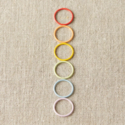 Colored Ring Stitch Marker, Jumbo