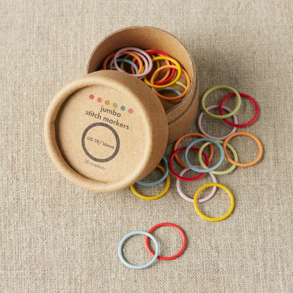 Colored Ring Stitch Marker, Jumbo